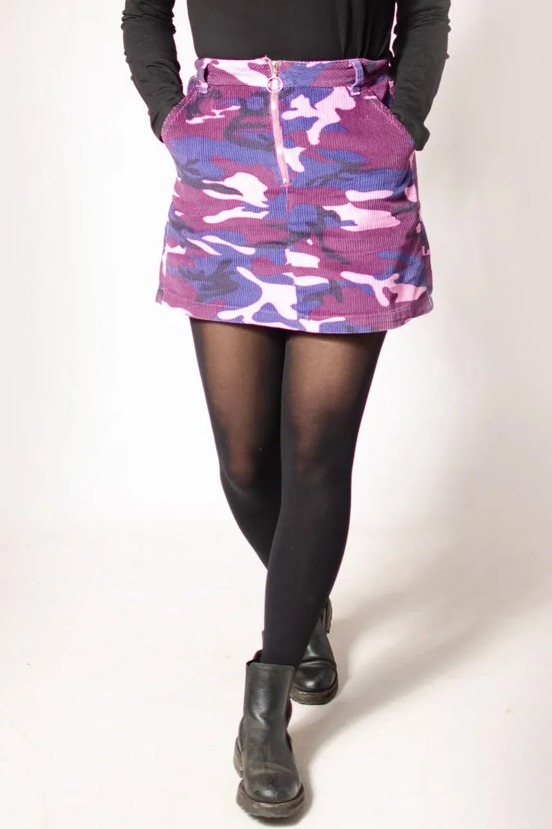 Camouflage Mini Skirt