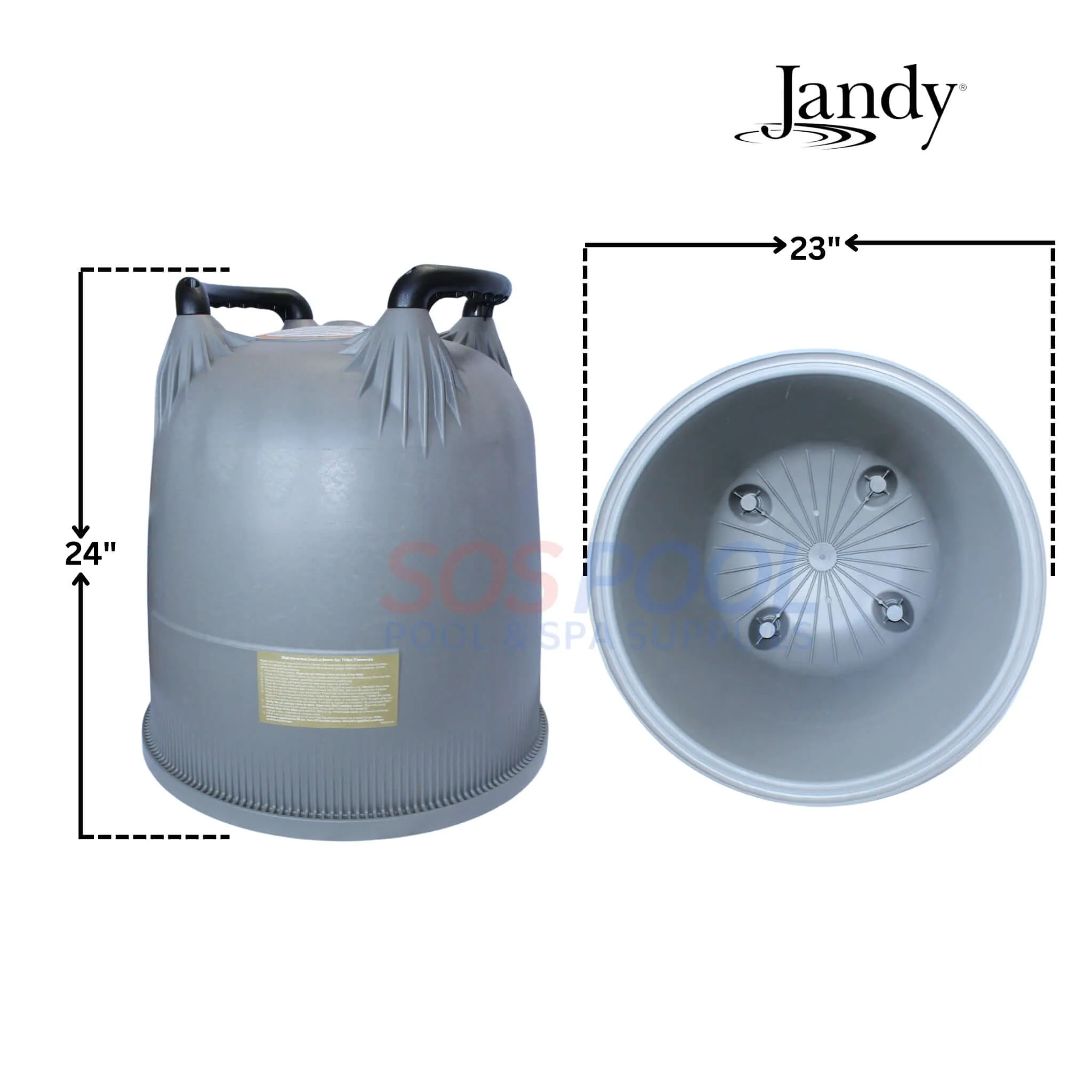 Jandy Tank Top Lid For DEL60 and DEV60 Filters | R0357300