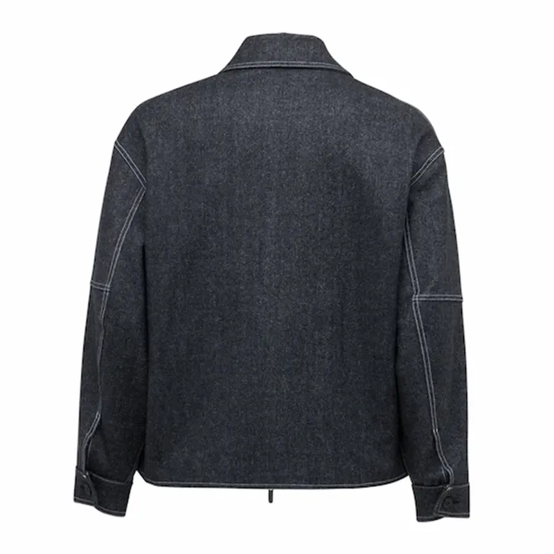 Men's Grey Denim Jacket