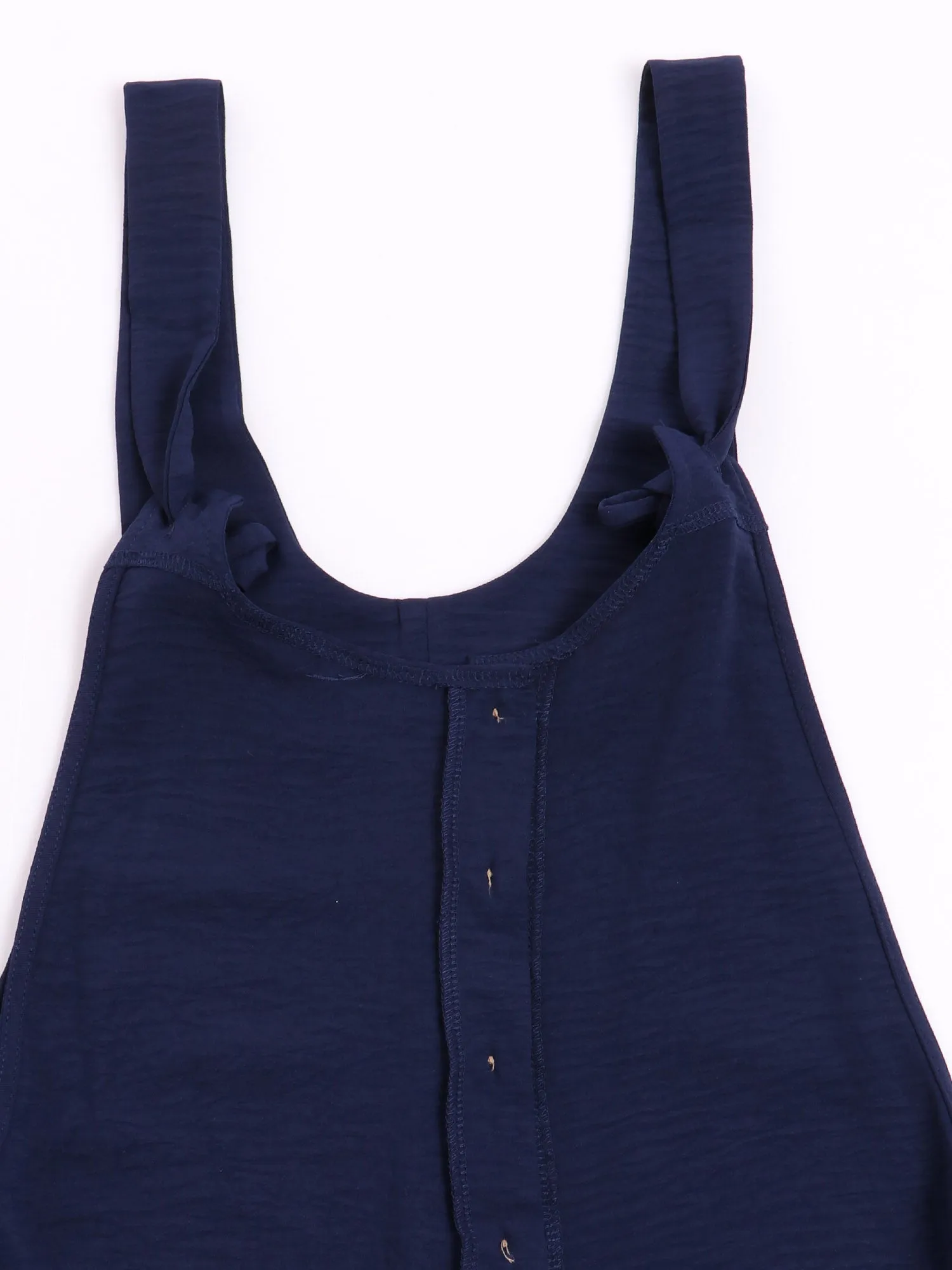 Midsize Sweet Languor Linen-Cotton Romper