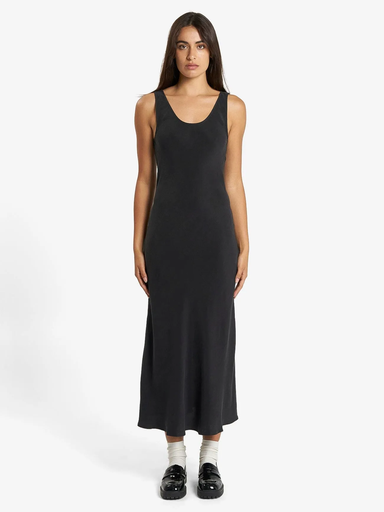 Nerissa Slip Dress - Antique Black