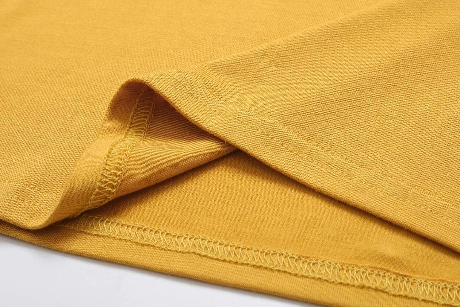 OThread & Co. Women's Half Sleeve Mock Neck T-Shirt Basic Stretch Layer Comfy Casual Top