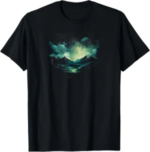 Serene Mountain Landscape T-Shirt