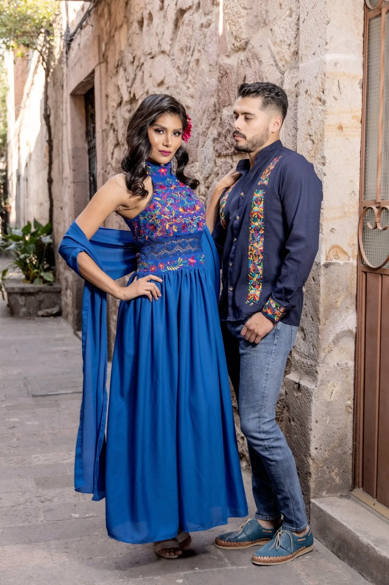 Tulum Floral Mexican Dress