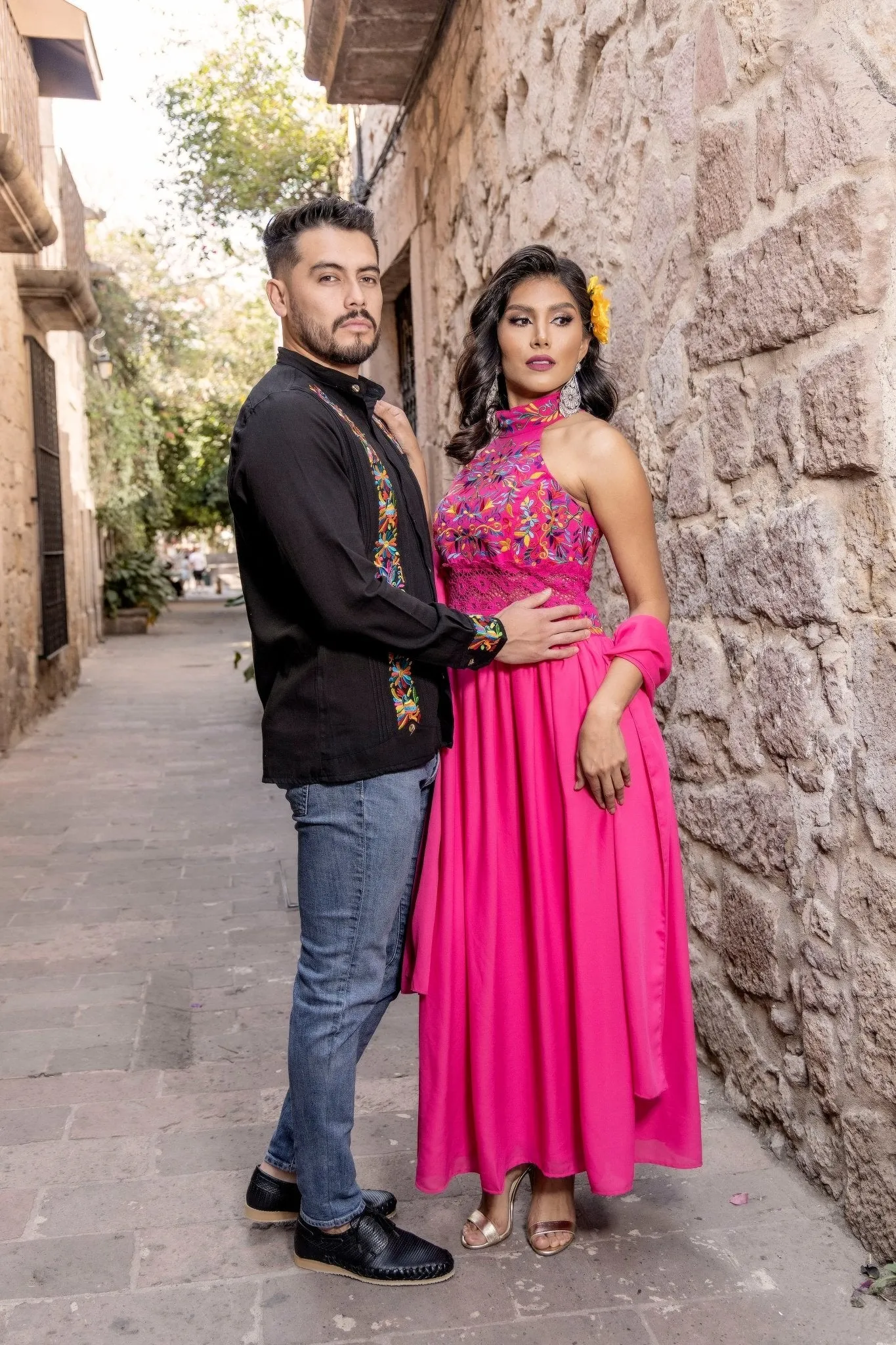 Tulum Floral Mexican Dress