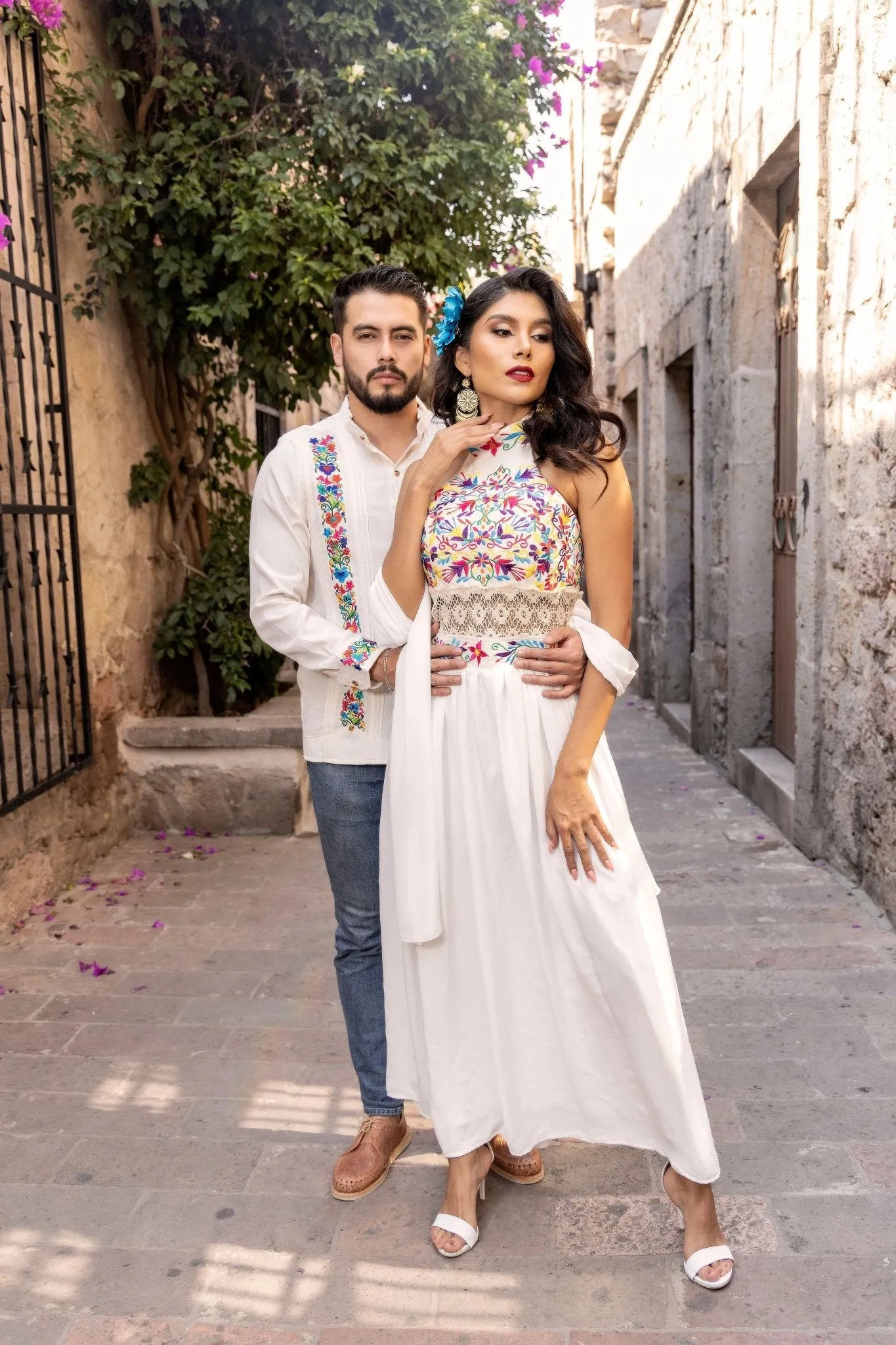 Tulum Floral Mexican Dress
